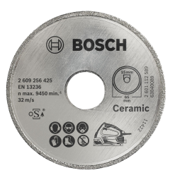 Bosch Diamond Ceramic Cutting Blade 65mm x 15mm PKS 16 Multi (5 Blades)