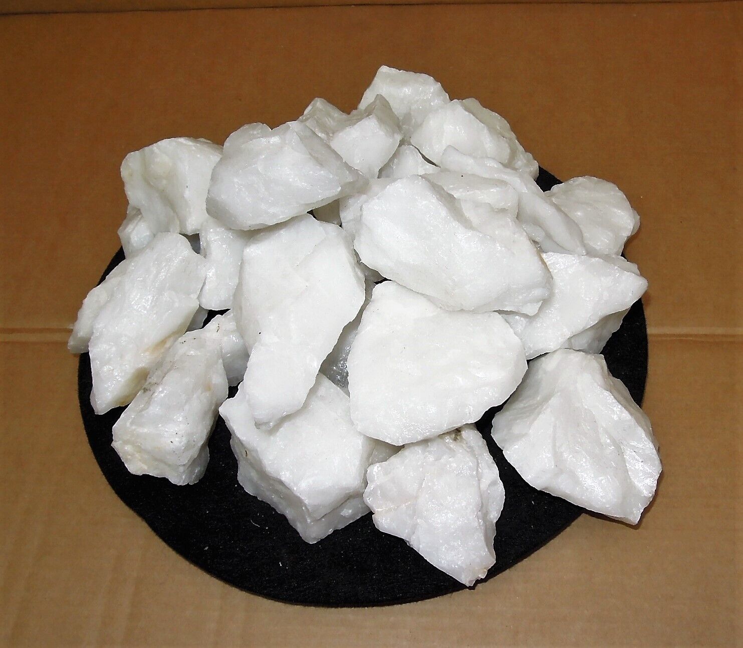 Genuine White Milky Quartz Crystal North India/Nepal Border 5kg Lot (Sample)