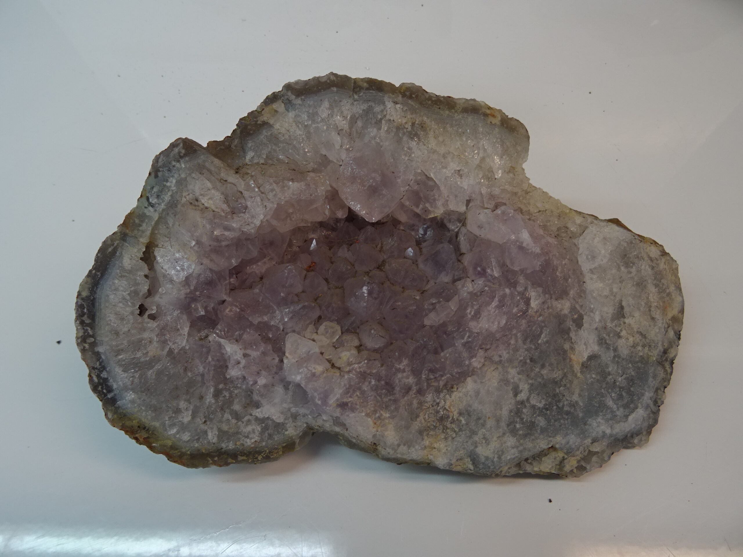 3 Piece Amethyst Quartz Geode & Cluster From India 4.6Kg (Sample) - Image 2