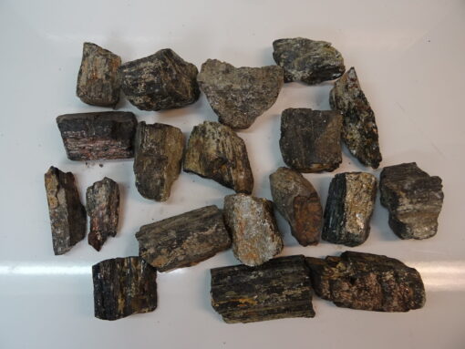 Job Lot Stunning Black Tourmaline Crystal Gemstone With Mica & Quartz Inclusions 5.1Kg (Sample)