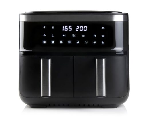 Deli Air Fryer Twin Drawer Double Tray 2x 4L 2850w DO537FR DOMO - New Boxed - Image 9