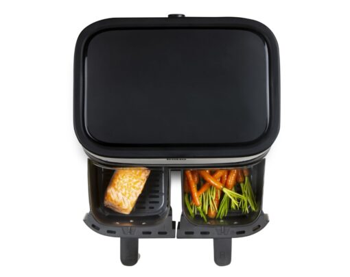 Deli Air Fryer Twin Drawer Double Tray 2x 4L 2850w DO537FR DOMO - New Boxed - Image 12