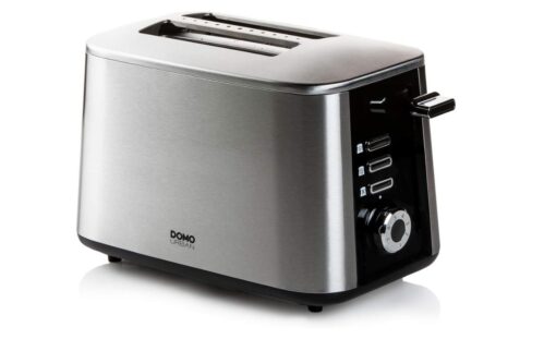 Urban 2 Slice Toaster Silver Black Quick Toast Tech 1600w DO972T DOMO New Boxed - Image 6