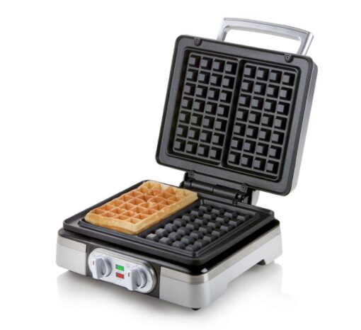 Waffle Maker XL Steel Non Stick Coating 1520w DO9149W DOMO - New Boxed - Image 3