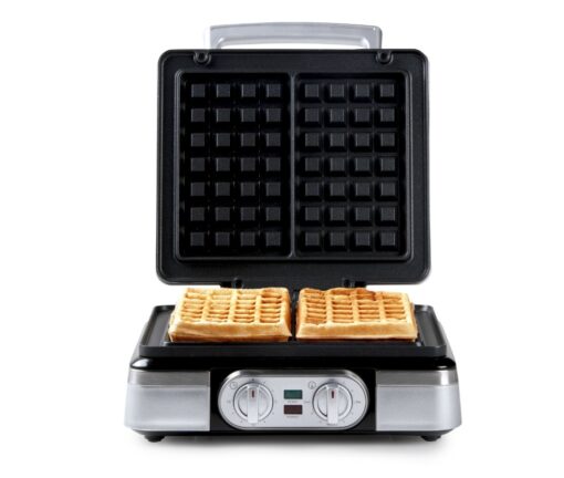 Waffle Maker XL Steel Non Stick Coating 1520w DO9149W DOMO - New Boxed - Image 11
