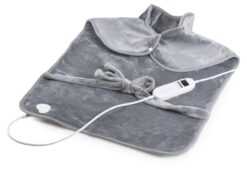Grey Neck and Back Warmer XL Flannel Fleece 100w DO636K DOMO - New Boxed