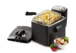Black Deep Fat Fryer 4.5L with Viewing Window 3200w DO1014FR DOMO - New Boxed