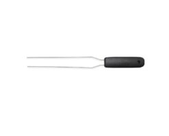 Black Waffle Fork Tong Stainless Steel Dishwasher Safe 32cm x 3cm 155 DOMO - New