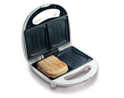 Croque 2 Slice Sandwich Toaster Compact 700w White DO9041C DOMO - New Boxed