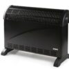 Black Convector Turbo Floor Standing Heater 2000w DO7350CH DOMO - New Boxed