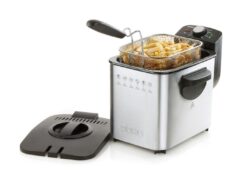 Deep Fat Fryer Stainless Steel 4L 3000w Generation II DO507FR DOMO - New Boxed