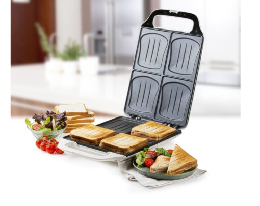 Croque Family XXL Sandwich Maker Toastie White 1800w DO9064C DOMO - New Boxed - Image 4