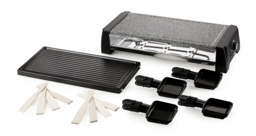 Raclette Stone Grill Stainless Steel 8 Person 1200w DO9189G DOMO - New Boxed - Image 2