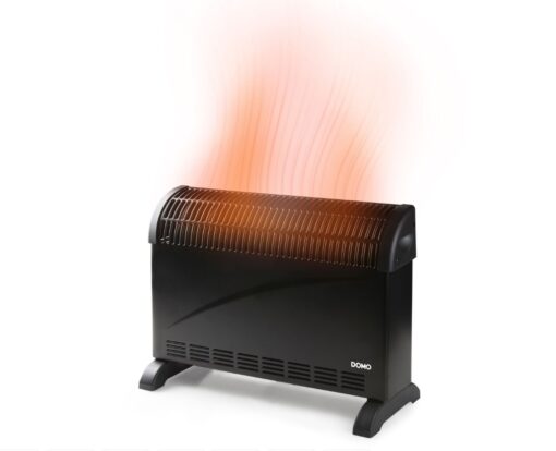 Black Convector Turbo Floor Standing Heater 2000w DO7350CH DOMO - New Boxed - Image 2