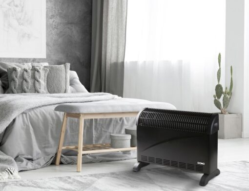 Black Convector Turbo Floor Standing Heater 2000w DO7350CH DOMO - New Boxed - Image 4
