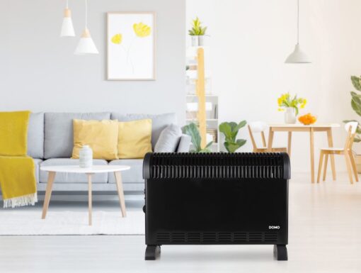 Black Convector Turbo Floor Standing Heater 2000w DO7350CH DOMO - New Boxed - Image 5