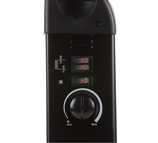 Black Convector Turbo Floor Standing Heater 2000w DO7350CH DOMO - New Boxed - Image 9